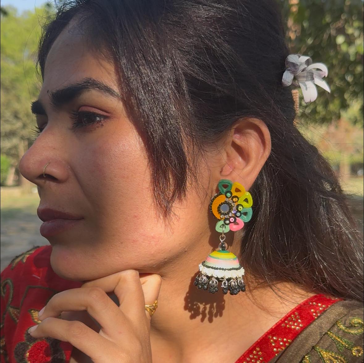 “Anokhi Rangat” Dangle Earrings