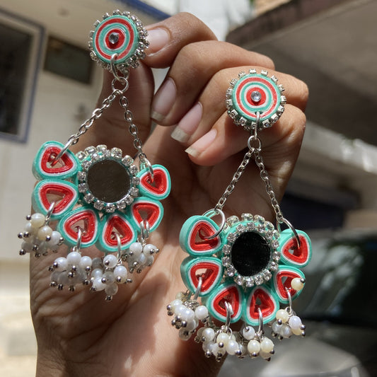 QuillRang Danglers  - Customizable Paper Quilling Earrings