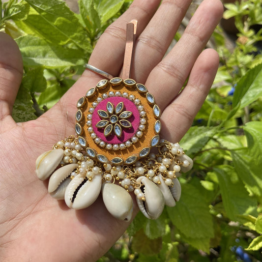 Desi Seashell Crown Clip